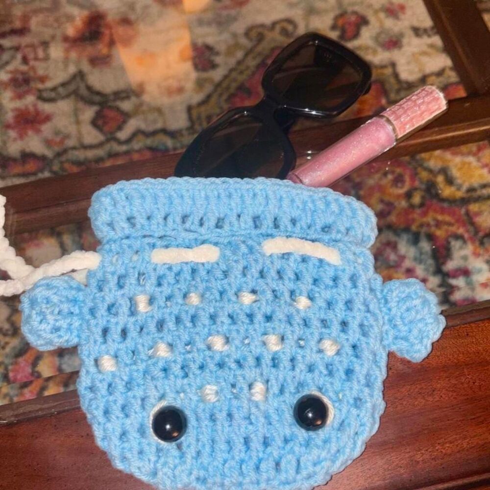 Handmade Crochet Whale Shark Bag